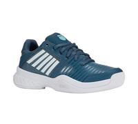 K-Swiss Court Express Carpet Chaussures de Tennis, Indian Teal White Aqua Splash, 33 EU