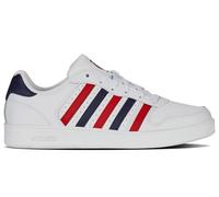 K-Swiss Court Palisades Basket, WHT Mars Red Peacoat, 38 EU