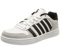 K-Swiss Court Palissades Baskets pour homme, blanc/gris/noir, 43 EU