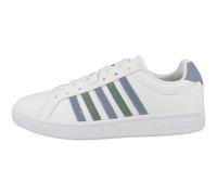 K-Swiss Court Tiebreak, Basket Femme, Blanc Ashleigh Blue Beryl Green, 41.5 EU