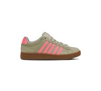 K-Swiss Court Tiebreak II SDE Femmes Cuir Sneaker Chaussures 99492-059-M Gris