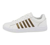 K-Swiss Court Winston Baskets pour femme, Blanc/noir Panther, 42 EU