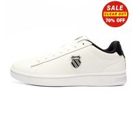 K Swiss Escarpin Bouclier II Hommes Classique Casual Cuir Mode Rétro Blanches