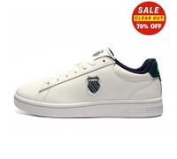 K-Swiss Homme Court Shield II Basket, WHT Rainfrst Peacot, 41 EU