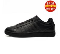 K Swiss Escarpin Gilet Zippé Hommes Classique Casual Cuir Rétro Baskets Noir