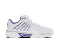 Chaussures Femme K-Swiss Express Light 3 White/Purple - TERRE BATTUE