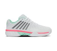 K-Swiss Express Light 3 Chaussure terre battue Femmes - blanc, turquoise 37.5