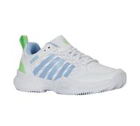 K-Swiss Femme Court Express 2 Chaussures de Tennis, WHT Dutch Canal Green, 39 EU
