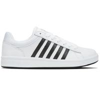 K-Swiss Femme Court Winston Basket, Panthère Blanche et Noire, 35.5 EU