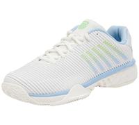 K-Swiss Femme Hypercourt Express 2 Chaussures de Tennis, WHT Dtchcnl Green, 41.5 EU