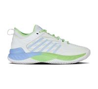 K-Swiss Femme Hypercourt Supreme 2 Chaussures de Tennis, WHT Green Dtchcnl, 41 EU