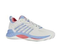 K-Swiss Femme Hypercourt Supreme 2 HB Chaussures de Tennis, Bright White Open Air Strawberry Ice, 39.5 EU