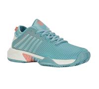 K-Swiss Femme Hypercourt Supreme HB Chaussures de Tennis, Blanc de Blanc Nile Blue Desert Flower, 38 EU