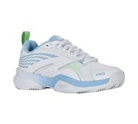 K-Swiss Femme Speedex Chaussures de Tennis, WHT Dutch Canal Paradise Green, 41.5 EU