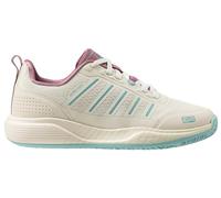 K-Swiss Femme Ultra Court Padel Chaussures de Tennis, WHT Lilas Turquoise Pastel, 41 EU