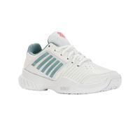 K-Swiss Garçon Fille Court Express Omni Chaussures de Tennis, White Nile Blue Desert Flower, 29.5 EU