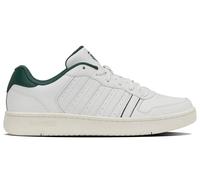 K-Swiss Homme Court Palisades Basket, Blanc Brillant, Blanc Chaud, Vert Neige, 42 EU