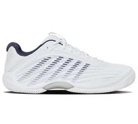 K-Swiss Homme Hypercourt Express 3 Clay Chaussures de Tennis, White Peacoat Silver, 46 EU