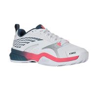 K-Swiss Homme Speedex Chaussures de Tennis, White Stargazer Neon Blaze, 46 EU