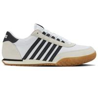 K-Swiss Homme Vintage Trainer T Basket, Caoutchouc Blanc et Noir, 42 EU