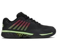 K-Swiss Hommes Hypercourt Express 2 AC Chaussures De Tennis Chaussures Toutes Surfaces Noir-Vert Fluo EU 44,5 Neu