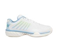 K-Swiss Hypercourt Express 2 Chaussure Terre Battue Femmes-Blanc,Bleu Clair 37.5