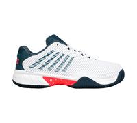 K-Swiss Hypercourt Express 2 Chaussure Terre Battue Hommes-Gris Clair,Bleu Foncé