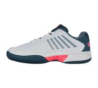 K-Swiss Hypercourt Express 2 Chaussures de Tennis pour Homme, Blanches, STRGZER/NBLZE, 44,5 EU, Blanc Strgzer Nblze, 44.5 EU