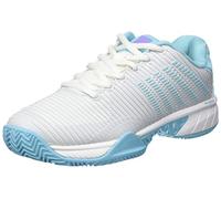 K-Swiss Hypercourt Express 2 HB Chaussures de Tennis pour Femme, Blanc/Bleu, 38 EU