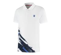 K-Swiss Hypercourt Print Polo Hommes - blanc XXL
