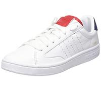 K-Swiss Lozan Klub LTH Baskets pour homme, WHT/Samba/Peacot, 43 EU
