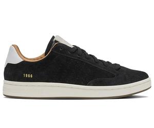 K-Swiss Lozan Klub SDE Baskets pour Homme, Noir/Blanc, Indien, Blanc Neige, Gomme DK, Taille 43 UE, Black White Indian Tan Snow White DK Gum, 43 EU