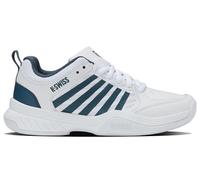 K-Swiss Mixte Enfant Court Express 2 Carpet Chaussure de Tennis, Stargazer Blanc, 4.5 UK Child