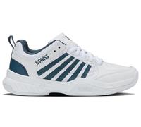 K-Swiss Mixte Enfant Court Express 2 Carpet Chaussure de Tennis, Stargazer Blanc, 4 UK Child