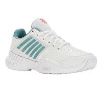 K-Swiss Performance Boy's Court Express Omni Tennis Shoes, White Nile Blue Desert Flower, 32 EU