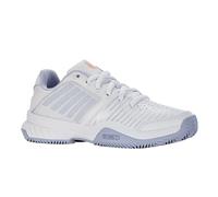 K-Swiss Performance Femme Court Express HB Chaussures de Tennis, White/Heather/Peach Fuzz, 41 EU