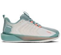K-Swiss Performance Femme ULTRASHOT 3 Chaussure de Tennis, Blanc/Nile Blue/Desert Flower, 42 EU