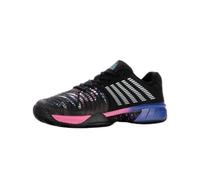 K-Swiss Performance Homme Express Light 3 Padel Chaussures de Tennis, Black/True Blue/Neon Pink, 42 EU