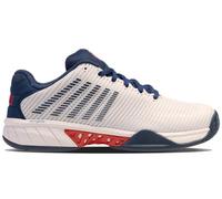 K-Swiss Performance Homme Hypercourt Express 2 Chaussure de Tennis, Blanc de Blanc/Blue Opal/Lollipop, 41 EU