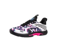 K-Swiss Performance Homme Speedtrac Padel Chaussures de Tennis, White/Black/Neon Pink, 46 EU