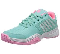 K-Swiss Performance Mixte Court Express Omni Chaussures de Tennis, Bleu (Aruba Blue/Soft Neon Pink/White 437), 38 EU