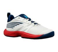 K-Swiss Performance SPEEDTRAC Chaussure de Tennis, Blanc de Blanc/Blue Opal/Lollipop, 35.5 EU
