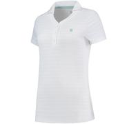 K Swiss Short-Sleeve Performance Polo Shirt Blanc 8 (XS) Female