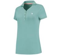 K Swiss Short-Sleeve Performance Polo Shirt Bleu Nil 14 (L) Female