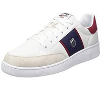 K-Swiss SLAMMTENNIS CC TXT Baskets pour homme, WHT/Rhubarb/Peacot, 39,5 EU