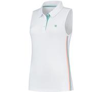 K Swiss Sleeveless Performance Polo Shirt Blanc 10 (S) Female