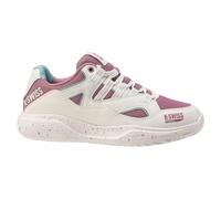 K-Swiss Tura Team Padel Chaussures de Tennis pour Femme, Blanc/Violet/Turquoise Pastel, 38 EU
