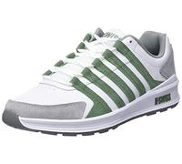 K-Swiss Vista Trainer Sneakers pour homme, WHT/Loden/NRTL, gris, 40 EU