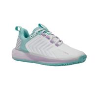 K-Swiss Women's Ultrashot 3 Sports Shoe, Blanc/Bleu, 37 EU