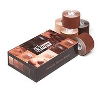 K-Tape® My Skin Mixed Colors Box of 5 (5 Rouleaux de 5 cm x 5 m chacun) [Beige, Brun Clair, Brun Moyen, Brun Foncé, Brun Très Foncé]